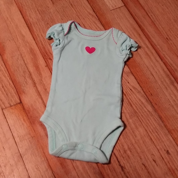 Carter's Newborn Onesie Bundle Aquamarine & Pink - Picture 3 of 14